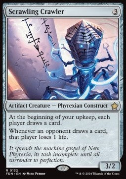Scrawling Crawler⁣ - Magic: The Gathering Foundations⁣ (Rare)⁣ [132]