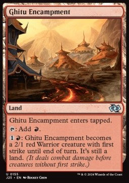 Ghitu Encampment⁣ - Foundations Jumpstart⁣ (Uncommon)⁣ [155]