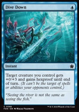 Dive Down⁣ - Magic: The Gathering Foundations: Starter Collection⁣ (Common)⁣ [588]
