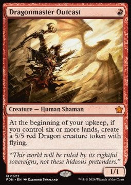 Dragonmaster Outcast - Magic: The Gathering Foundations: Starter Collection (Mythic) [SFDN-622]