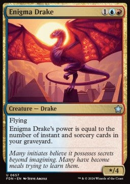 Enigma Drake⁣ - Magic: The Gathering Foundations: Starter Collection⁣ (Uncommon)⁣ [657]