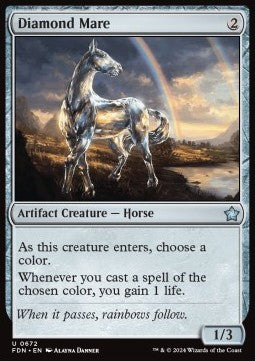 Diamond Mare⁣ - Magic: The Gathering Foundations: Starter Collection⁣ (Uncommon)⁣ [672]