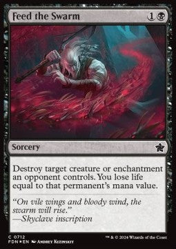 Feed the Swarm - Magic: The Gathering Foundations: Starter Collection (Common) [SFDN-712]