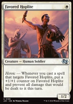 Favored Hoplite⁣ - Foundations Jumpstart⁣ (Uncommon)⁣ [196]