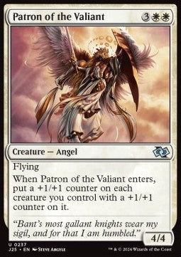 Patron of the Valiant⁣ - Foundations Jumpstart⁣ (Uncommon)⁣ [237]