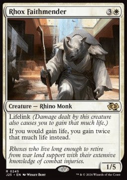 Rhox Faithmender⁣ - Foundations Jumpstart⁣ (Rare)⁣ [245]