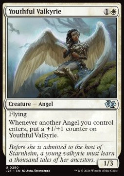 Youthful Valkyrie⁣ - Foundations Jumpstart⁣ (Uncommon)⁣ [280]