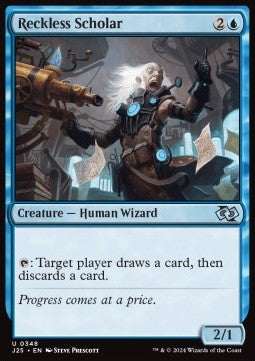 Reckless Scholar⁣ - Foundations Jumpstart⁣ (Uncommon)⁣ [348]