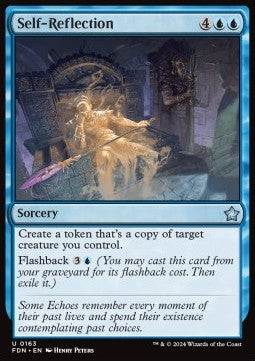 Self-Reflection⁣ - Magic: The Gathering Foundations⁣ (Uncommon)⁣ [163]