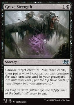 Grave Strength⁣ - Foundations Jumpstart⁣ (Uncommon)⁣ [450]