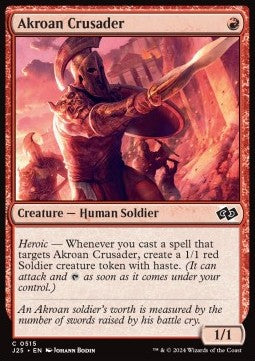 Akroan Crusader⁣ - Foundations Jumpstart⁣ (Common)⁣ [515]