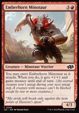 Emberhorn Minotaur⁣ - Foundations Jumpstart⁣ (Common)⁣ [540]