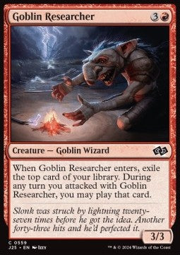 Goblin Researcher⁣ - Foundations Jumpstart⁣ (Common)⁣ [559]