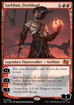 Sarkhan, Fireblood⁣ - Foundations Jumpstart⁣ (Mythic)⁣ [593]