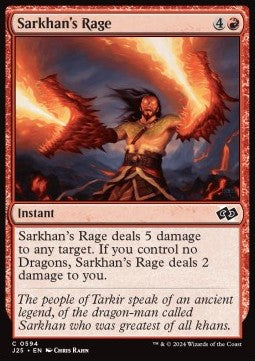 Sarkhan's Rage⁣ - Foundations Jumpstart⁣ (Common)⁣ [594]