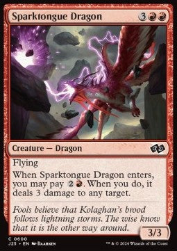 Sparktongue Dragon⁣ - Foundations Jumpstart⁣ (Common)⁣ [600]