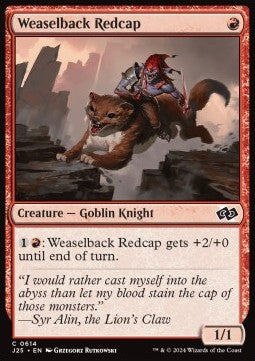 Weaselback Redcap⁣ - Foundations Jumpstart⁣ (Common)⁣ [614]