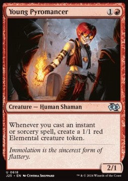 Young Pyromancer⁣ - Foundations Jumpstart⁣ (Uncommon)⁣ [618]