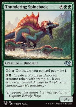 Thundering Spineback⁣ - Foundations Jumpstart⁣ (Uncommon)⁣ [726]