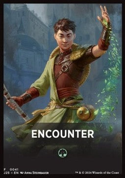Jumpstart Pack Summary Card: Encounter⁣ - Foundations Jumpstart⁣ (Tip Card)⁣ [F41]