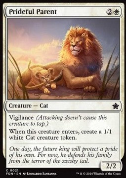 Prideful Parent⁣ - Magic: The Gathering Foundations⁣ (Common)⁣ [21]