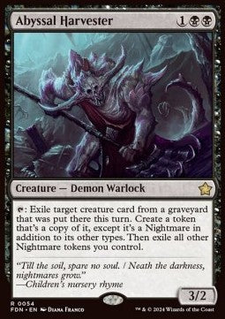 Abyssal Harvester⁣ - Magic: The Gathering Foundations⁣ (Rare)⁣ [54]