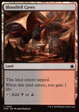 Bloodfell Caves⁣ - Magic: The Gathering Foundations⁣ (Common)⁣ [259]