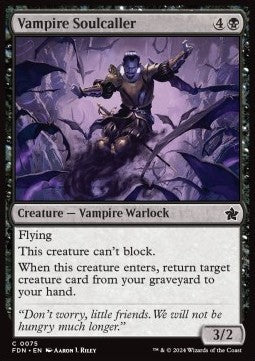 Vampire Soulcaller⁣ - Magic: The Gathering Foundations⁣ (Common)⁣ [75]