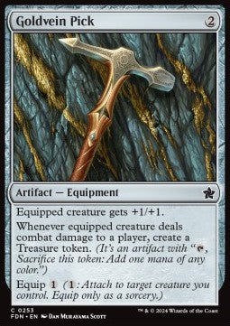 Goldvein Pick⁣ - Magic: The Gathering Foundations⁣ (Common)⁣ [253]