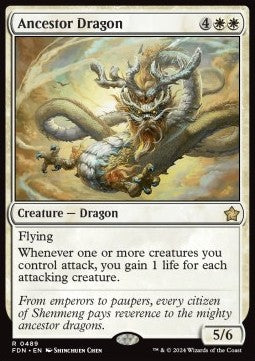 Ancestor Dragon⁣ - Magic: The Gathering Foundations: Beginner Box⁣ (Rare)⁣ [489]