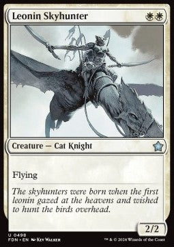 Leonin Skyhunter⁣ - Magic: The Gathering Foundations: Beginner Box⁣ (Uncommon)⁣ [498]
