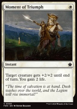 Moment of Triumph⁣ - Magic: The Gathering Foundations: Beginner Box⁣ (Common)⁣ [500]