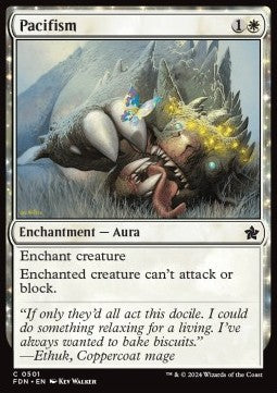 Pacifism⁣ - Magic: The Gathering Foundations: Beginner Box⁣ (Common)⁣ [501]