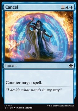 Cancel⁣ - Magic: The Gathering Foundations: Beginner Box⁣ (Common)⁣ [505]