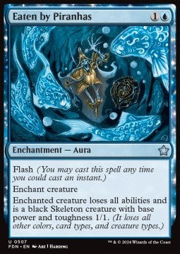 Eaten by Piranhas⁣ - Magic: The Gathering Foundations: Beginner Box⁣ (Uncommon)⁣ [507]