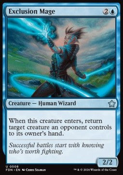 Exclusion Mage⁣ - Magic: The Gathering Foundations: Beginner Box⁣ (Uncommon)⁣ [508]