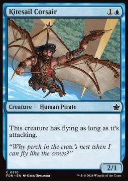 Kitesail Corsair⁣ - Magic: The Gathering Foundations: Beginner Box⁣ (Common)⁣ [510]