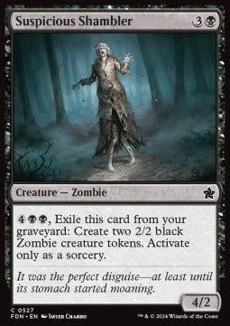 Suspicious Shambler⁣ - Magic: The Gathering Foundations: Beginner Box⁣ (Common)⁣ [527]
