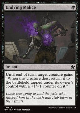 Undying Malice⁣ - Magic: The Gathering Foundations: Beginner Box⁣ (Common)⁣ [528]