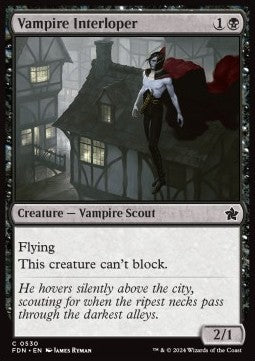 Vampire Interloper⁣ - Magic: The Gathering Foundations: Beginner Box⁣ (Common)⁣ [530]