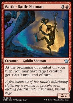 Battle-Rattle Shaman⁣ - Magic: The Gathering Foundations: Beginner Box⁣ (Uncommon)⁣ [533]
