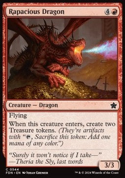 Rapacious Dragon⁣ - Magic: The Gathering Foundations: Beginner Box⁣ (Common)⁣ [544]