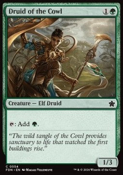 Druid of the Cowl⁣ - Magic: The Gathering Foundations: Beginner Box⁣ (Common)⁣ [554]