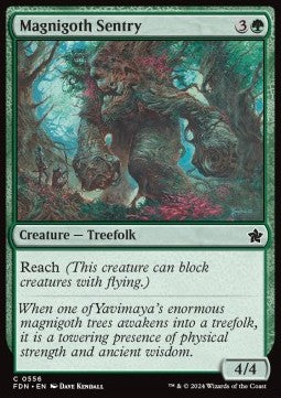 Magnigoth Sentry⁣ - Magic: The Gathering Foundations: Beginner Box⁣ (Common)⁣ [556]