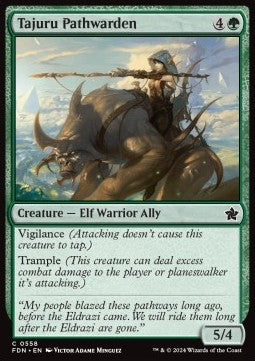 Tajuru Pathwarden⁣ - Magic: The Gathering Foundations: Beginner Box⁣ (Common)⁣ [558]
