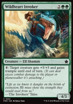 Wildheart Invoker⁣ - Magic: The Gathering Foundations: Beginner Box⁣ (Common)⁣ [561]