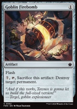 Goblin Firebomb⁣ - Magic: The Gathering Foundations: Beginner Box⁣ (Common)⁣ [562]