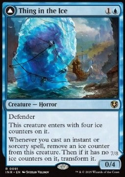Thing in the Ice / Awoken Horror⁣ - Innistrad Remastered⁣ (Rare)⁣ [91]