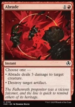 Abrade⁣ - Innistrad Remastered⁣ (Common)⁣ [139]