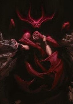 Art Series: Infernal Grasp (V.1)⁣ - Innistrad Remastered: Extras⁣ (Tip Card)⁣ [A10]